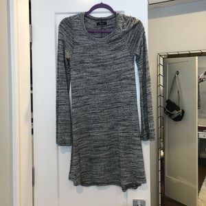 Heather grey long sleeve dress